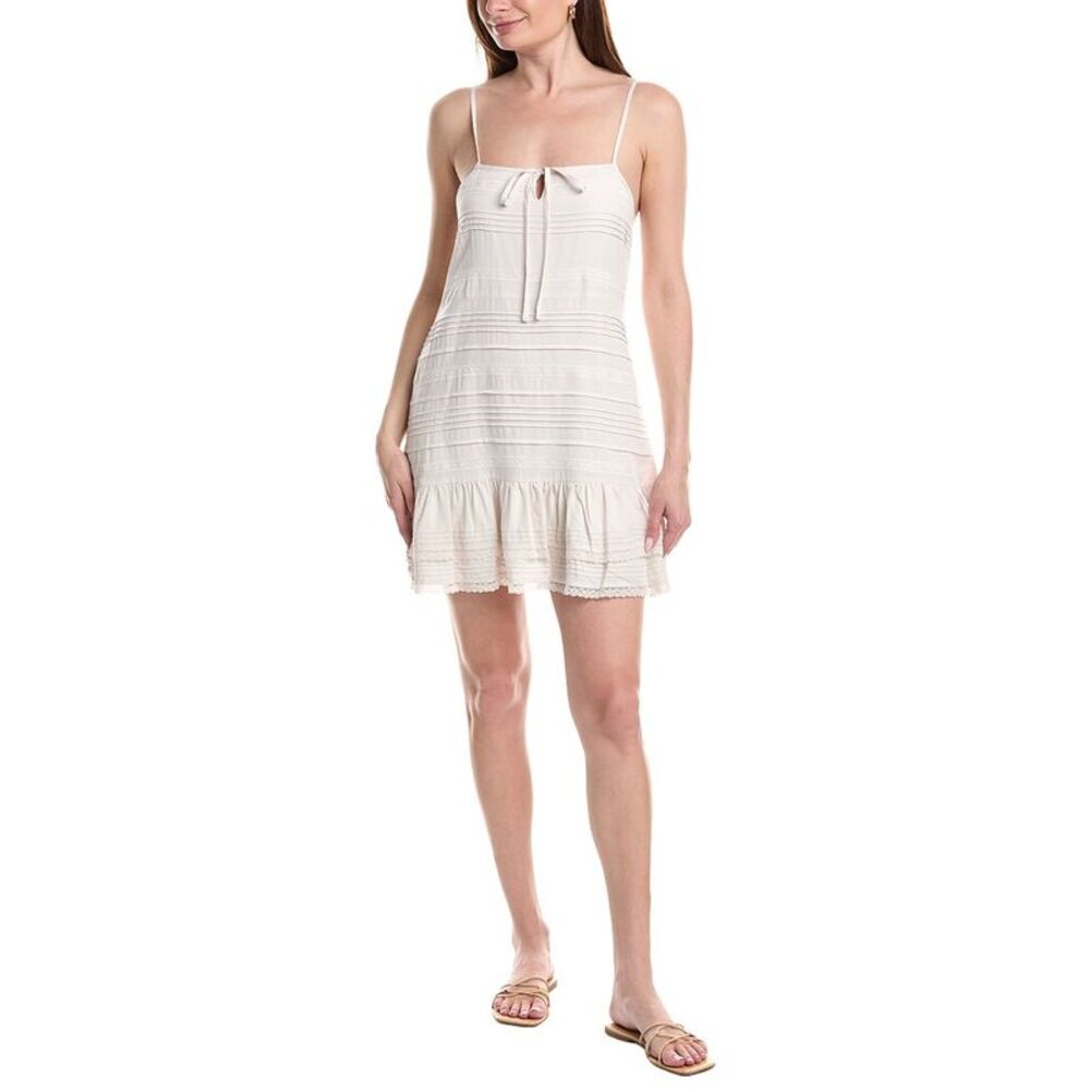 Saltwater Luxe Womens Tank Mini Dress, White